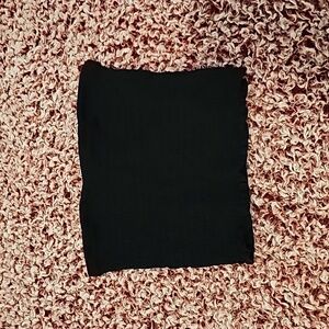 Express Black Smocked Tube Top Size XS